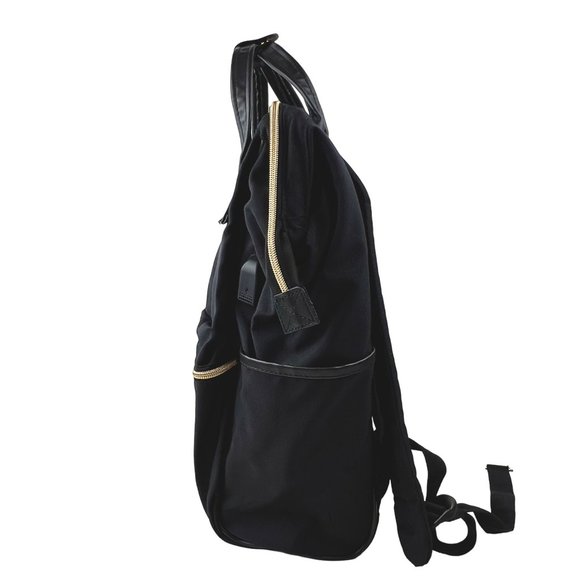 Kroser Laptop Backpack USB Charging Port Multi Pockets Travel School Black Nylon - Picture 3 of 16